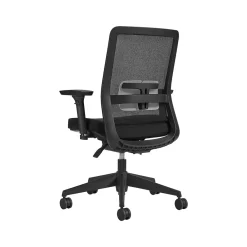 Office Chairs*Global Factor Mesh Back Fabric Task Chair, Black (55418BKFU85)