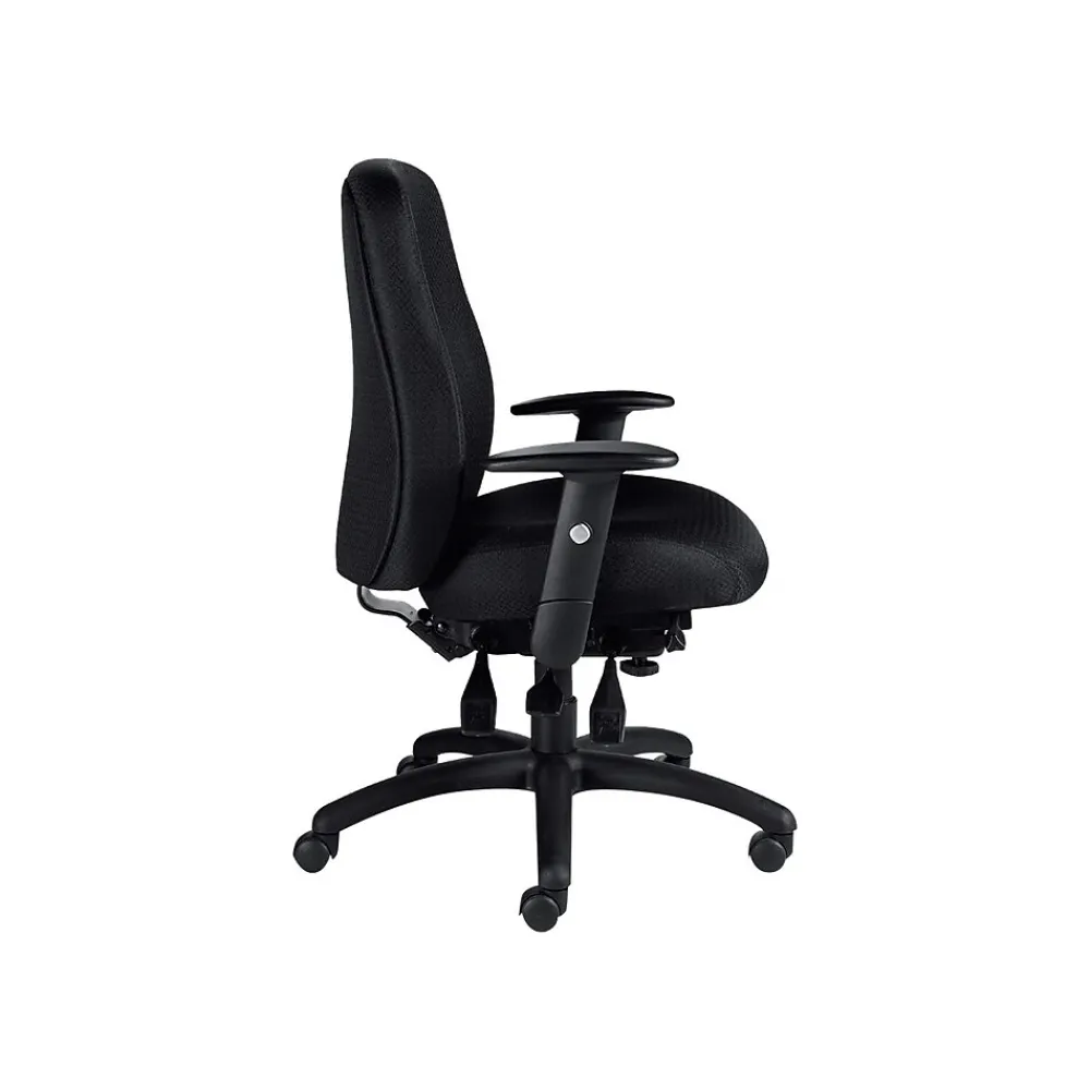 Office Chairs*Offices to go Global OTG Fabric Task Chair, Patterned Black (OTG11710-QL10)