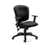 Office Chairs*Global Supra x Jenny Fabric Medium Back Multi-Tilter Chair, Ebony
