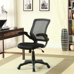Office Chairs*Global Supra x Jenny Fabric Medium Back Multi-Tilter Chair, Ebony