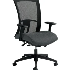 Office Chairs*Global Vion Mesh High Back Weight Sensing Synchro - Tilter Task Back, Granite Rock (6321-8-UR20)