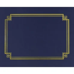 Awards & Certificates*Great Papers Certificate Holders, 9.75" x 12.5", Navy, 3/Pack (938903)