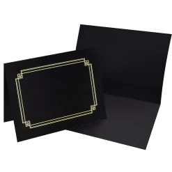 Awards & Certificates*Great Papers Certificate Holders, 12", Black, 3/Pack (938603)