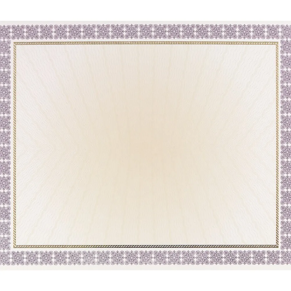 Awards & Certificates*Great Papers Certificates, 8.5" x 11", Purple, 15/Pack (963023)