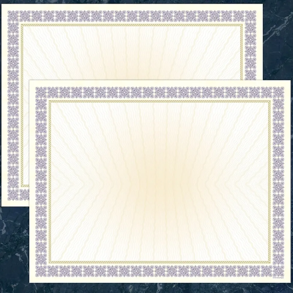 Awards & Certificates*Great Papers Certificates, 8.5" x 11", Purple, 15/Pack (963023)