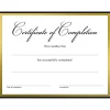 Awards & Certificates*Great Papers Completion Certificates, 8.5" x 11", White/Black/Gold, 15/Pack (2020150)