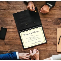 Awards & Certificates*Great Papers Golden Scroll Frame Foil Certificates, 8.5" x 11", Beige/Gold, 12/Pack (2011859)