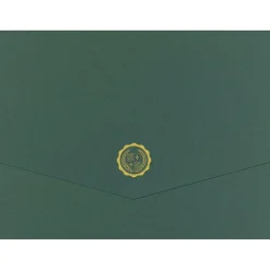 Awards & Certificates*Great Papers Hunter Certificate Holders, 9.375" x 12", Green, 5/Pack (20103780)