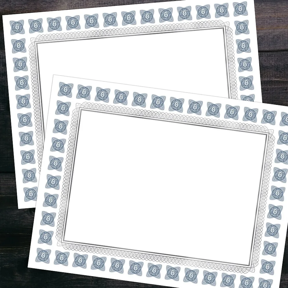 Awards & Certificates*Great Papers Silver Scholar Certificates, 8.5" x 11", Multicolor, 30/Pack (2015074KIT)