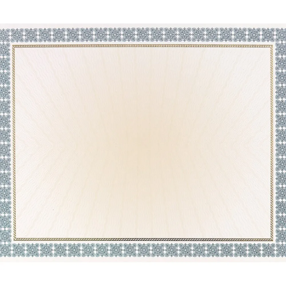 Awards & Certificates*Great Papers Westminster Certificates, 8.5" x 11", Blue Foil, 15/Pack (963024)