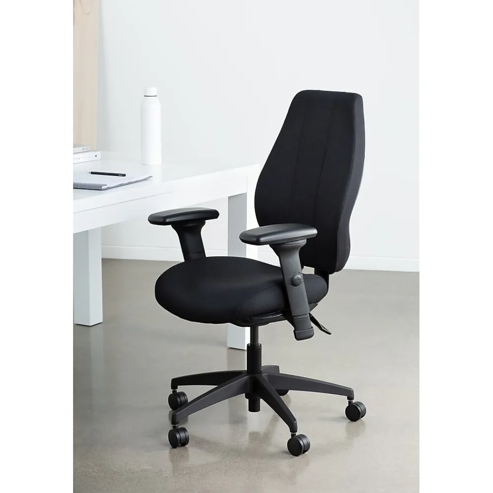 Office Chairs*Gry Mattr + ergoCentric airCentric3 Task Chair, Standard Seat, Black (AIR3ST)