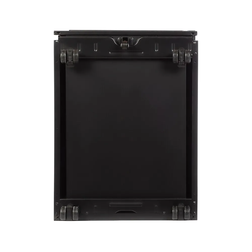 File Cabinets*Gry Mattr 3-Drawer Mobile Vertical File Cabinet, Letter/Legal Size, Lockable, 23.62"H x 15.35"W x 20.47"D, Black (GMCC-00849)