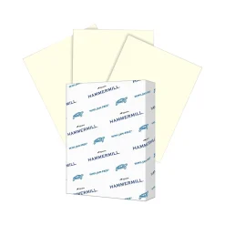Multipurpose Paper*Hammermill 8.5" x 11" Multipurpose Paper, 24 lbs., Cream, 500 Sheets/Ream(168060)
