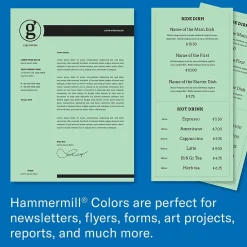 Copy Paper*Hammermill Colors 8.5