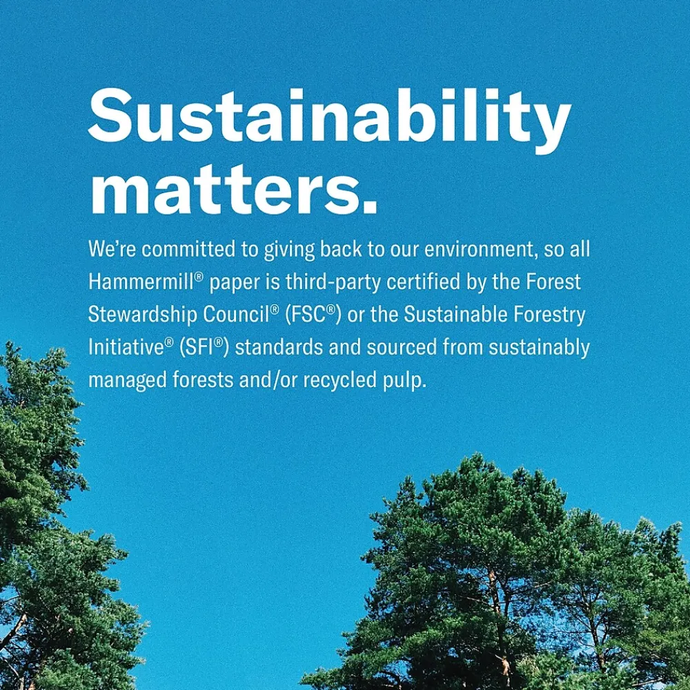 Multipurpose Paper*Hammermill Fore 11" x 17" Multipurpose Paper, 24 lbs., 96 Brightness, 500 Sheets/Ream (102848)