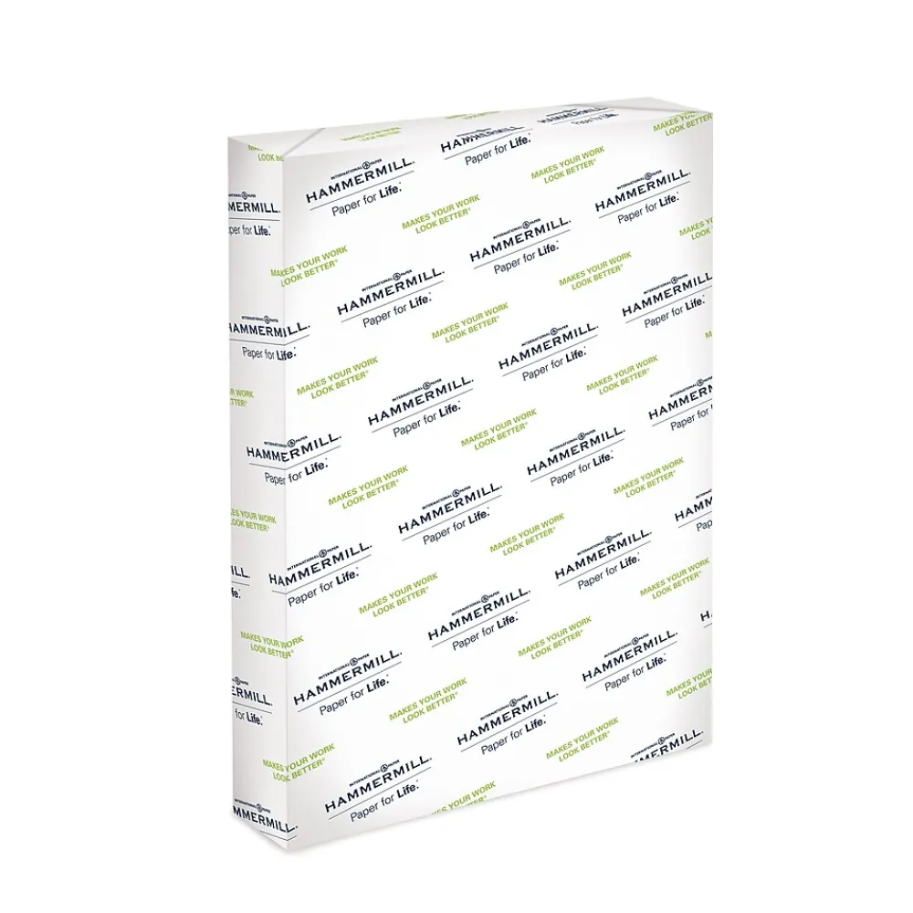 Card Stock*Hammermill ® Premium Color Copy Cover Paper, 60lb, 18" x 12", 100 Bright, White, 250/Ream