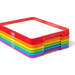 Dry Erase*hand2mind Magnetic Activity Tray Dry-Erase Whiteboards, 9.5" x 13", 6/Set (96157)