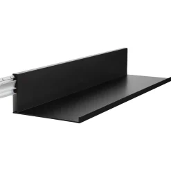 Shelving*Hangman No-Stud Single Aluminum Floating Shelf, 48-In., Black Powder Coat (HANL48B)