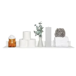 Shelving*Hangman No-Stud Single Aluminum Floating Shelf, 18-In., White Powder Coat (HANL18W)