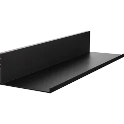 Shelving*Hangman No-Stud Single Aluminum Floating Shelf, 18-In., Black Powder Coat (HANL18B)