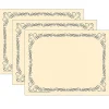 Classroom Paper*Flipside Hayes Publishing Arabesque Black Border Paper, 8.5" x 11", 50 Per Pack, 3 Packs (H-VA910-3)