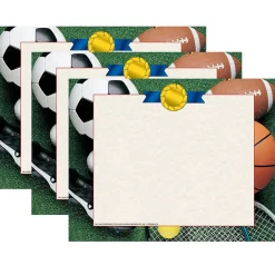 Classroom Paper*Flipside Hayes Publishing Athletic Border Paper, 8.5" x 11, 50 Sheets Per Pack, 3 Packs (H-VA642-3)
