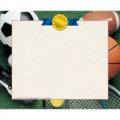 Classroom Paper*Flipside Hayes Publishing Athletic Border Paper, 8.5" x 11, 50 Sheets Per Pack, 3 Packs (H-VA642-3)