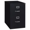 File Cabinets*Hirsh Hirish 25" Deep Vertical File Cabinet, Legal, 2-Drawer, Black