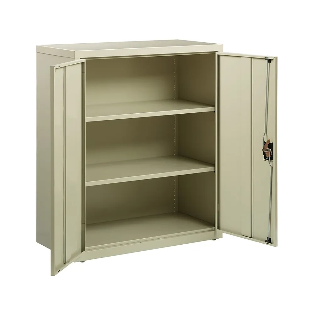 Storage Cabinets*Hirsh 42" Steel Storage Cabinet with 3 Shelves, Putty (22001)