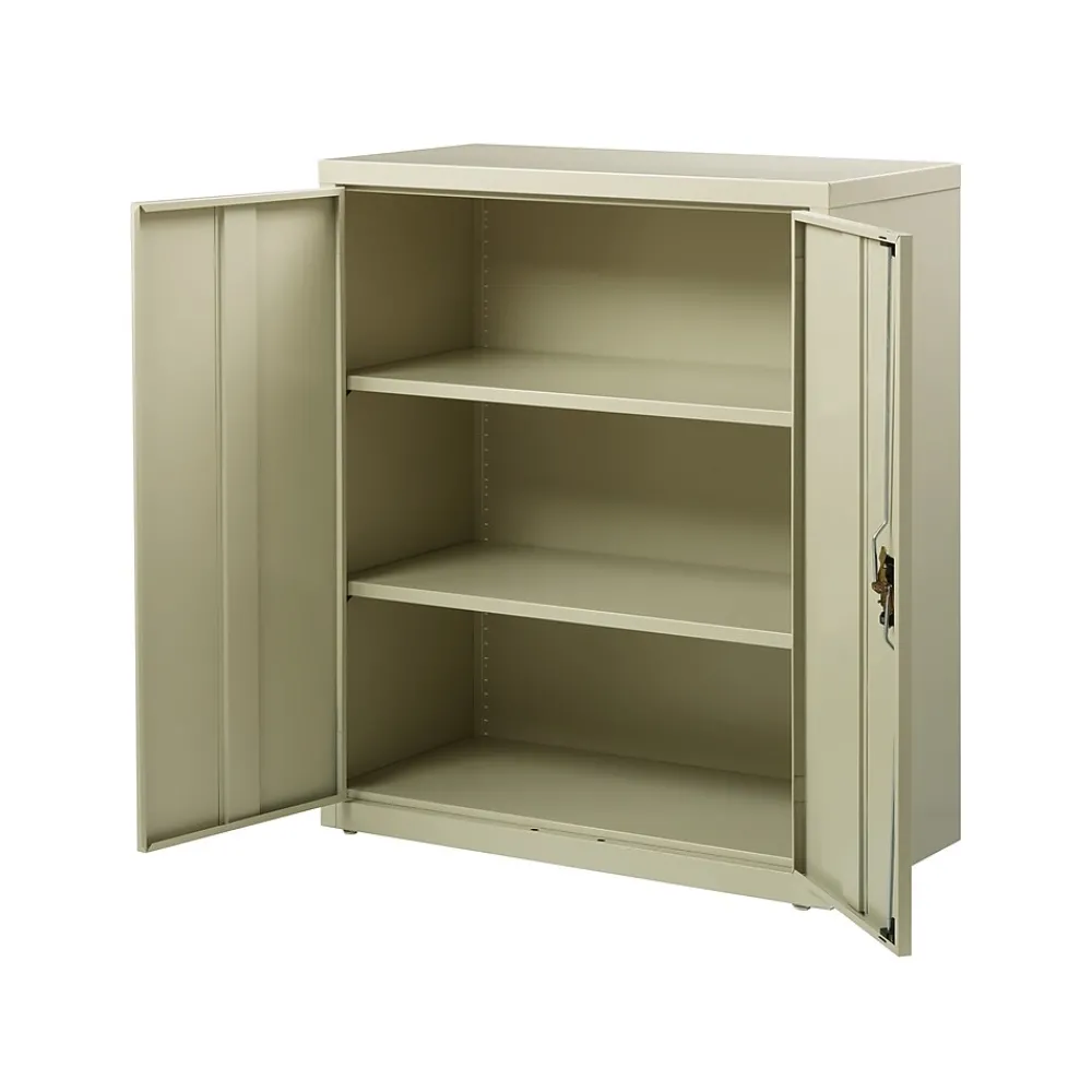 Storage Cabinets*Hirsh 42" Steel Storage Cabinet with 3 Shelves, Putty (22001)