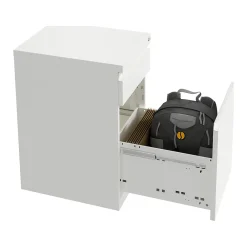 File Cabinets*Hirsh 2-Drawer Mobile Vertical File Cabinet, Letter Size, Lockable, 27.75