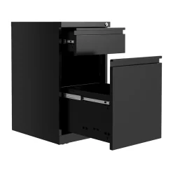 File Cabinets*Hirsh 2-Drawer Mobile Vertical File Cabinet, Letter Size, Lockable, 27.75
