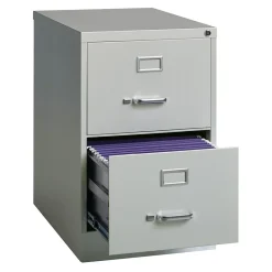 File Cabinets*Hirsh 2-Drawer Vertical File Cabinet, Legal Size, Lockable, 28.37