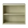 Bookcases*Hirsh HL8000 Series 30"H 2-Shelf Bookcase with Adjustable Shelf, Putty Steel (21986)