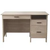 Office Desks*Homenations Barrington 47.5" Writing Desk, Washed Gray (SH-OF-2647)
