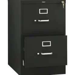 File Cabinets*HON 510 Series 2 Drawer Vertical File Cabinet, Legal, Black, 25