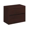 File Cabinets*HON 10500 Series 2-Drawer Lateral File Cabinet, Locking, Letter/Legal, Mahogany, 36"W (H10563.NN)
