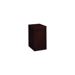 File Cabinets*HON 10500 Series 2-Drawer Mobile Vertical File Cabinet, Letter/Legal Size, Lockable, Mahogany (105104NN)
