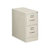 File Cabinets*HON 310 Series 2-Drawer Vertical File Cabinet, Letter Size, Lockable, 29"H x 15"W x 26.5"D, Putty (312PL)