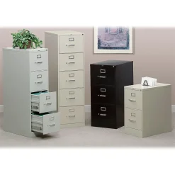 File Cabinets*HON 310 Series 4-Drawer Vertical File Cabinet, Letter Size, Lockable, 52
