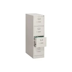 File Cabinets*HON 310 Series 4-Drawer Vertical File Cabinet, Letter Size, Lockable, 52