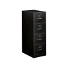 File Cabinets*HON 310 Series 4-Drawer Vertical File Cabinet, Legal Size, Lockable, 52"H x 18.25"W x 26.5"D, Black (314CPP)