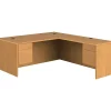 L-Desks*HON 10500 Series L Shaped Office Desk, 72"W, Harvest