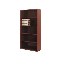 Bookcases*HON 10500 Series 5-Shelf Bookcase, 36"W x 13.13"D x 71"H, Mahogany (105535NN)