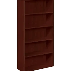 Bookcases*HON 10500 Series 5-Shelf Bookcase, 36"W x 13.13"D x 71"H, Mahogany (105535NN)