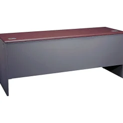 Computer Desks*HON ® 38000 Series Steel Kneespace Credenza with Locks, Charcoal, 72"W x 24"D x 29 1/2"H