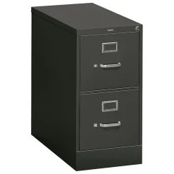 File Cabinets*HON 310 Series Vertical File Cabinet, Letter, 2-Drawer, Charcoal, 26 1/2"D