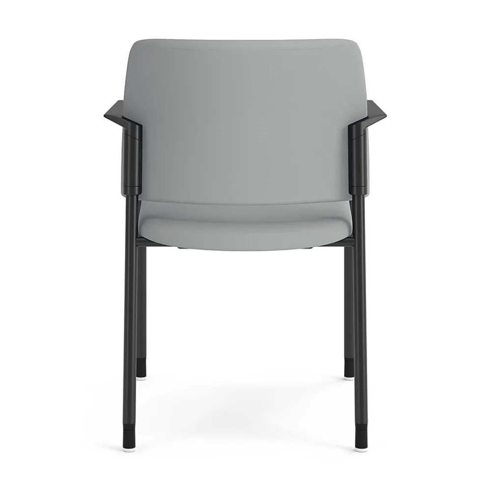 Folding & Stacking*HON Accommodate Vinyl Upholstered Guest Stacking Chair, /Textured Charcoal, 2/Pack (HSGS6.F.E.SX04.P7A) Flint