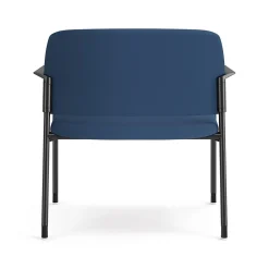 Folding & Stacking*HON Accommodate Vinyl Upholstered Bariatric Stacking Chair, Blue/Textured Charcoal (HSB50.F.E.SX04.P7A) Elysian