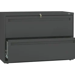 File Cabinets*HON Brigade® 700 Series Lateral File, 2-Drawer, Charcoal (792LS)